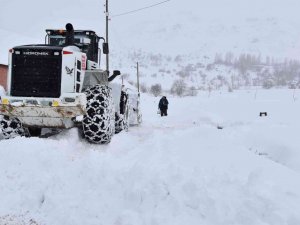 Hakkari İ̇l Özel İ̇daresi; Karla Mücadele Çalışması Başlattı