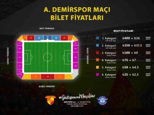 Göztepe - Adana Demirspor Maçının Biletleri Satışa Çıkıyor