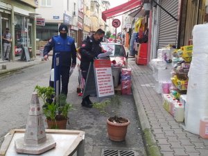 Kaldırım Ve Yol İşgali Yapanlar Uyarıldı, Ceza Geliyor