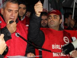 Mess’in Kararını Beğenmeyen Birleşik Metal-iş Eylem Yaptı