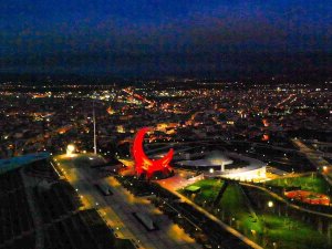 Balıkesır’in Hilali Gece Görüntülendi