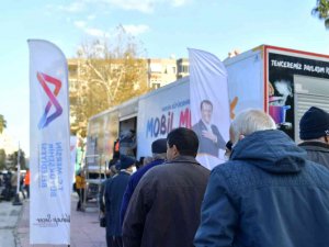 Mersin Büyükşehir Belediyesinin Mobil Mutfak Tırı İlçelerde