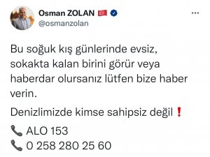 Büyükşehir Evsizlere Kucak Açıyor