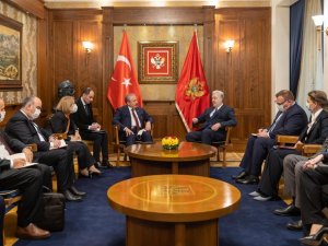 Tbmm Başkanı Şentop, Karadağ Başbakanı Krivokapic İle Görüştü