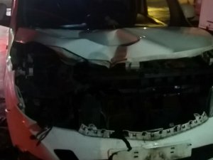 Hafif Ticari Aracın Çarptığı Kadın Ağır Yaralandı