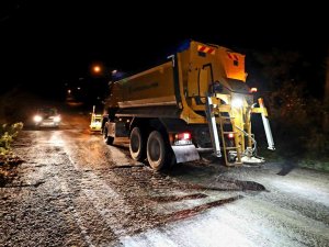Gece Boyunca Buzlanmaya Karşı Tuzlama