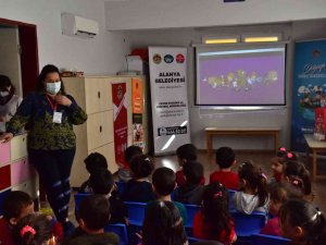 ‘Çevreci Kent Yeşil Alanya’ Eğitimi Anaokulu Öğrencileriyle Buluştu