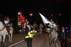 Fenerbahçe'yi Bayburt’ta Atlı Ciritçiler Karşıladı