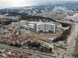 Kütahya Şehir Hastanesi Betonarme İşi Tamamlandı