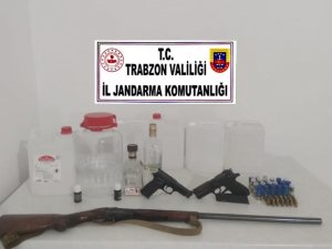 Trabzon’da Sahte Alkol Operasyonu