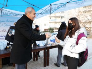 Öğrencilere Sınav Öncesi Kahvaltı İkramı