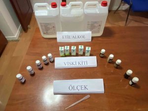 İ̇skilip’te Sahte Alkol Operasyonu