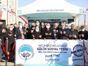 Melikgazi Belediyesi 2021 Yılını Temel Atma İle Tamamladı