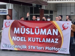 Rize Gençlik STK’ları Platformu Başkanı Mert: Müslüman Noel Kutlamaz