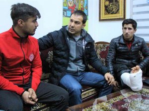 Federasyon Başkanı Eroğlu’dan Kazazede Güreşçilere Moral