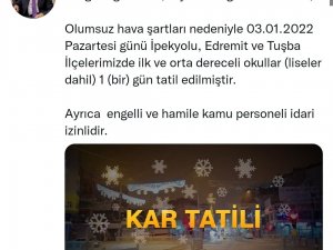 Van’da Okullara Kar Engeli