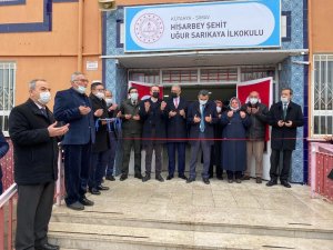Şehit Polis Uğur Sarıkaya’nın Adı İlkokula Verildi