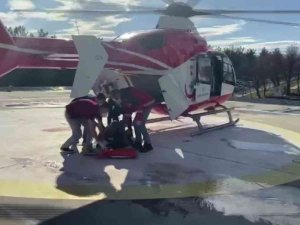 Silahla Yaralanan Şahsın Yardımına Ambulans Helikopter Yetişti