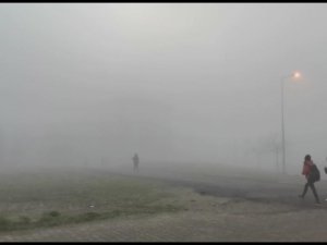 Tekirdağ’da Yoğun Sis Etkili Oluyor