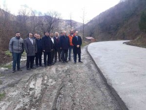 Gümeli’deki Yol Çalışmalarında Sona Gelindi