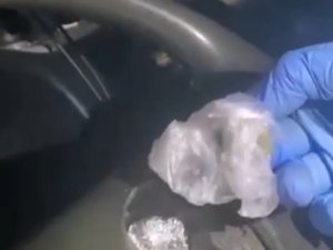 Minibüsün Direksiyonuna Uyuşturucu Gizlemiş