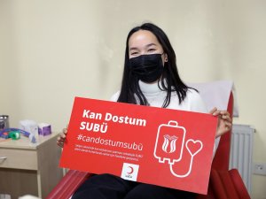 Subü’ye Kurumsal Kan Bağışçısı Madalyası