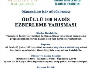 Ödüllü Hadis Ezberleme Yarışması