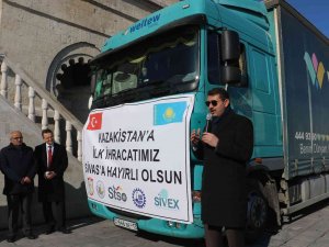 Sivas İlk İhracat Tırını Kazakistan’a Uğurladı