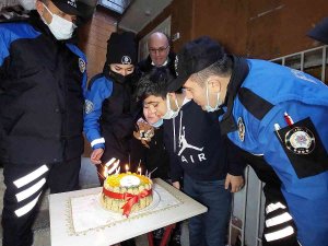 Polislerden Eren’e Anlamlı Ziyaret