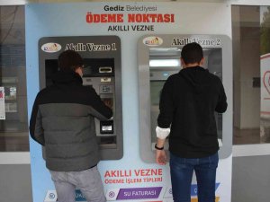 Gediz Belediyesi Akıllı Vezne Sayısını İkiye Çıkardı