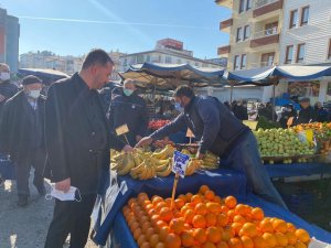 Pursaklar’da Çarşı Pazarda Etiket-fiyat Denetimi