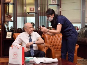 Mhp Genel Başkanı Bahçeli, Turkovac Aşısı Oldu