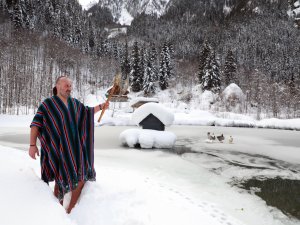 "Kaçkarlı Viking" sert koşullara rağmen doğada yaşamaktan vazgeçmiyor