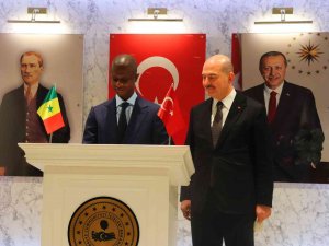 İ̇çişleri Bakanı Soylu, Senegalli Mevkidaşı Diome’yle Bir Araya Geldi