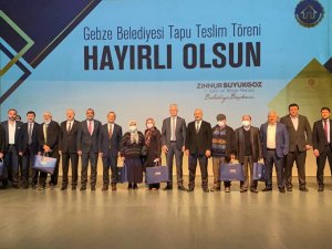 Kocaeli’de 397 Hak Sahibi Tapularına Kavuştu