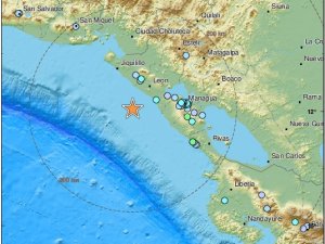 Nikaragua’da 6.1 Büyüklüğünde Deprem