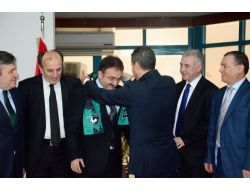 Denizlispor Yönetimi, Vergi Dairesi Başkanı Zafer Evci'yi Ziyaret Etti
