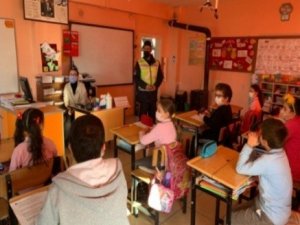 Jandarmadan Öğrencilere Trafik Eğitimi