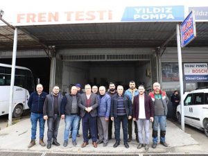 Başkan Çerçi’den Küçük Sanayi Esnafına Ziyaret