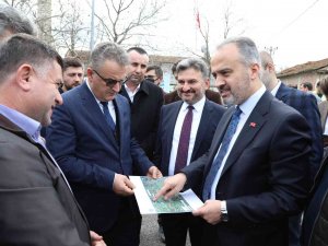 Bursa’nın 418 Dönümlük Yeni Mezarlığına Sıcak Asfalt