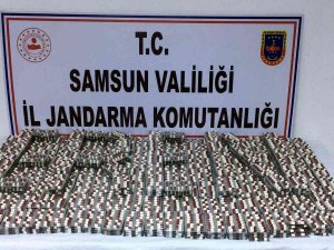 Samsun’da 10 Bin 668 Adet Sentetik Ecza Ele Geçirildi