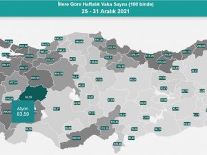 Afyonkarahisar’da Korona Vaka Sayısı 600 Oldu