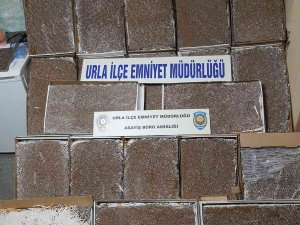 Urla’da Binlerce Paket Kaçak Sigara Ele Geçirildi