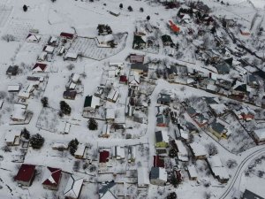 Toroslar Beyaza Büründü, Gezmeye Gelenler Karın Keyfini Çıkardı
