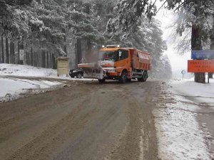 Kazdağları’na Beklenen Kar Geldi