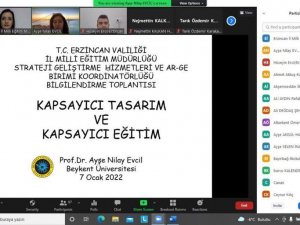 Erzincan Akademi’den “Kapsayıcı Tasarım Ve Kapsayıcı Eğitim” Vurgusu