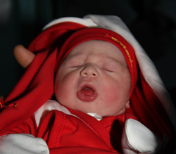 Samsun'da 2015’in İlk Bebeği 00.03'te Doğdu