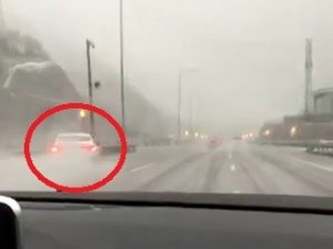 Bursa-i̇stanbul Otobanındaki Kameraya Böyle Yansıdı