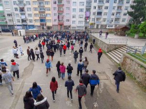 Giresun Belediyesi, Öğrencilerle Yangın Tatbikatı Gerçekleştirdi