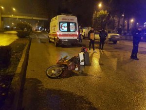 Adıyaman’da, Motosiklet Devrildi: 1 Yaralı